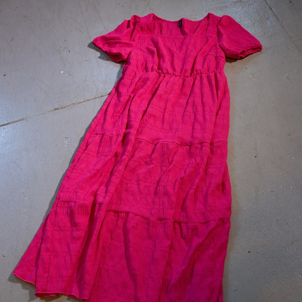 SHEIN Pink Maxi Dress